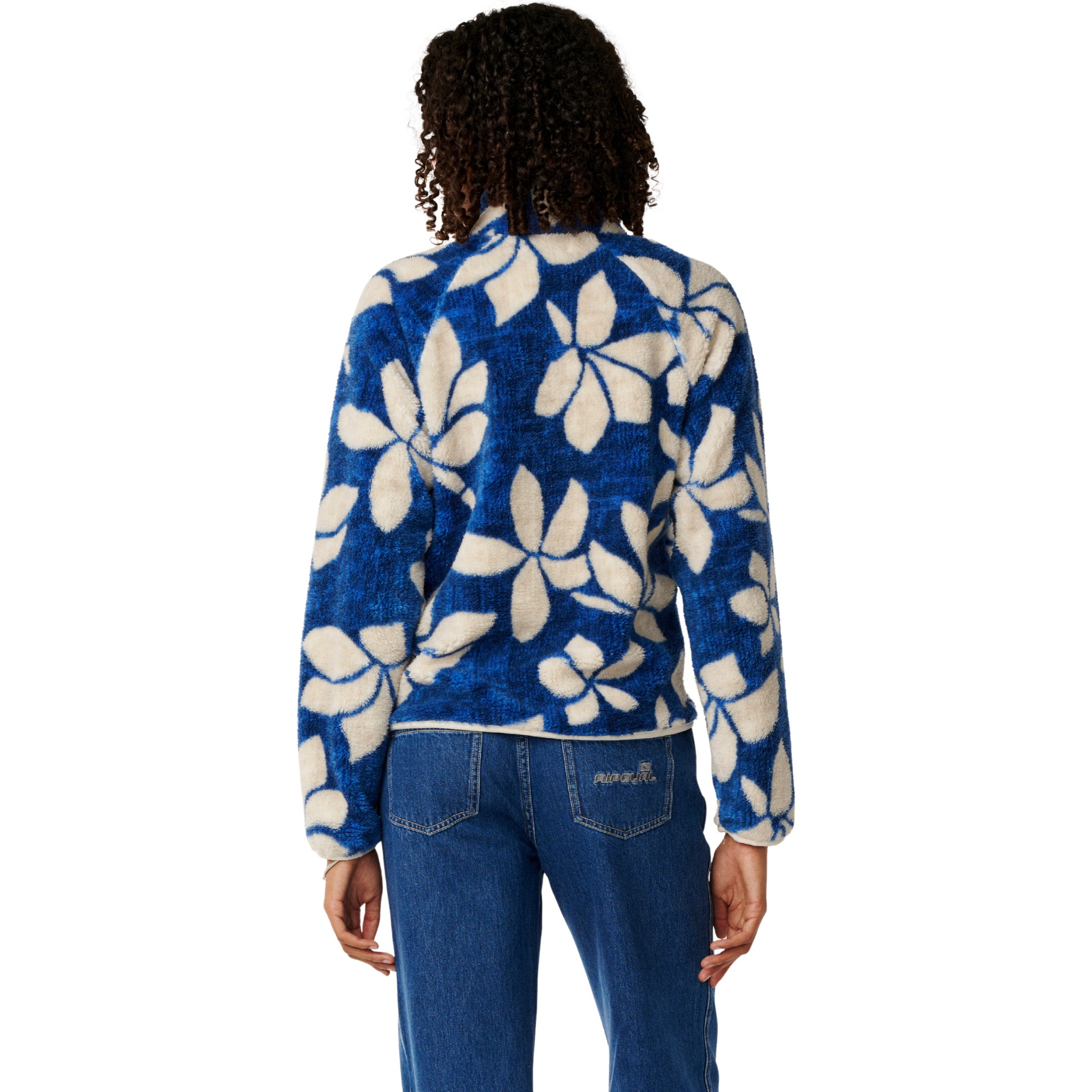 2026 Rip Curl Womens Paraiso 1/4 Zip Polar Fleece 0EUWFL - Blue